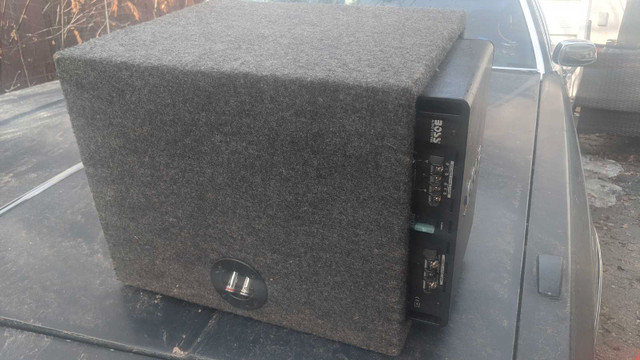 10" Focal Subwoofer W/ Boss Audio 600watt Amp +box*Brand New* in Audio & GPS in Edmonton - Image 3