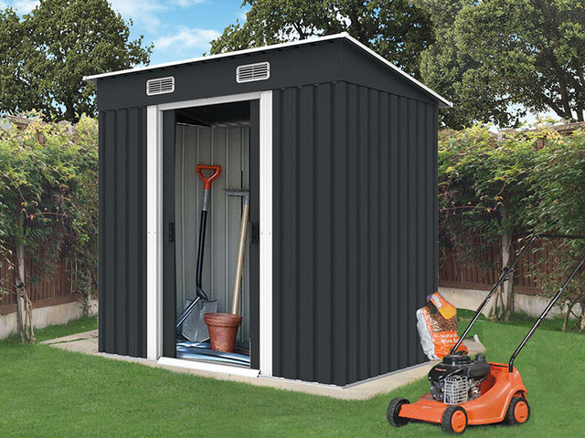 Relyard 4x6 Metal Garden Shed Outdoor Storage in Outdoor Tools & Storage in Mississauga / Peel Region - Image 2
