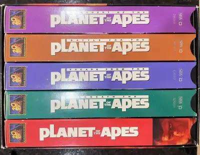 Planet of the Apes VHS video set. 30th Anniversary special edition collection.