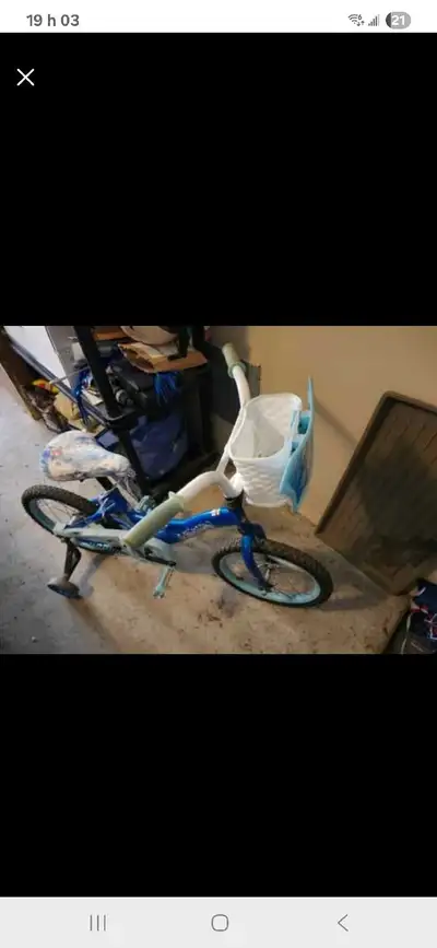 Vélo la reine des neiges, 16 pouces, View more