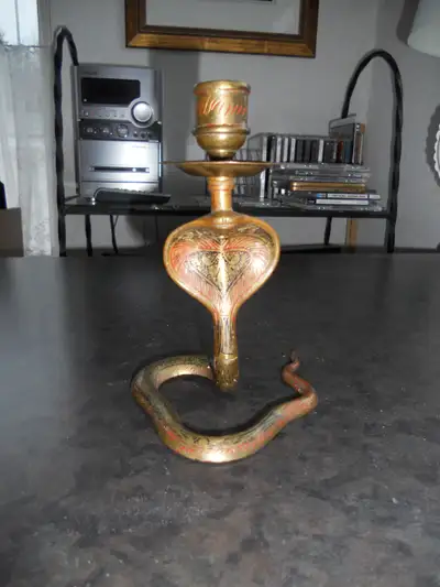 VINTAGE BRASS CANDLESTICK, View more