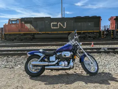 Loved and cared for spirit 750. Solo saddle and windscreen. Yearly maintenance by Motorcycle Cubed....
