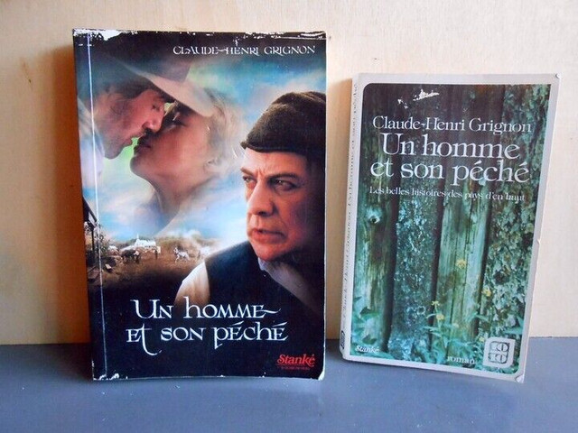 2 Livres Romans Séraphin - Un Homme et son Péché - Grignon dans Essais et biographies  à Sherbrooke