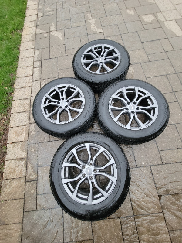 BF Goodrich 235/65 R18 winter tires on rims (x4) from 2020 Lexus in Tires & Rims in Kitchener / Waterloo - Image 3