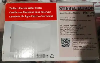 NEW - Mini tankless electric water heater