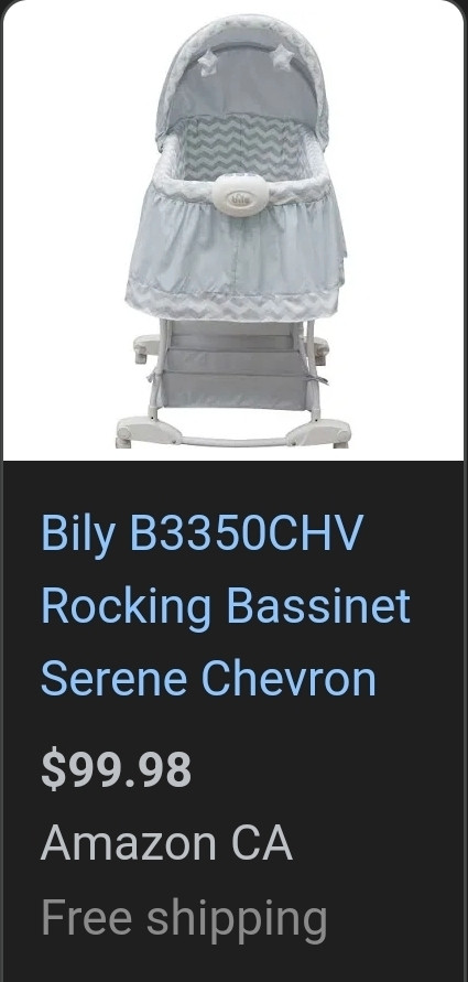 Baby bassinet/Baby bed in Cribs in Edmonton - Image 4