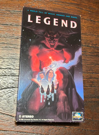 Legend Fantasy Movie Video Tape VHS With Tom Cruise, Tim Curry