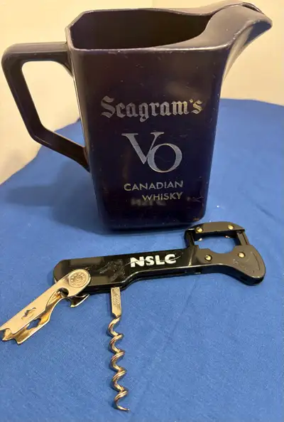 Bar Accessories: Pitcher and Cork/Bottle Opener, View more