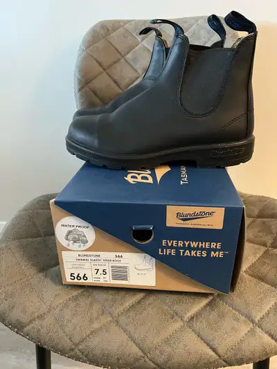 Blundstone Black Waterproof Boots , View more