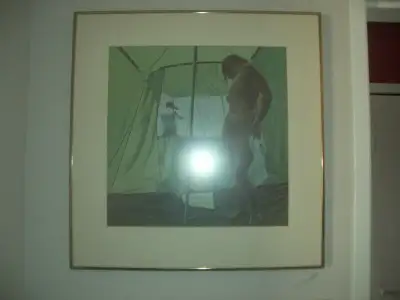 This framed Alex Colville print is 23 inches by 23 inches. Perfect condition. By 97st. and 81 ave.