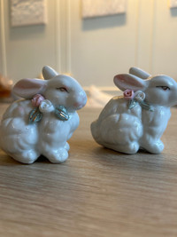 Ceramic bunny figure