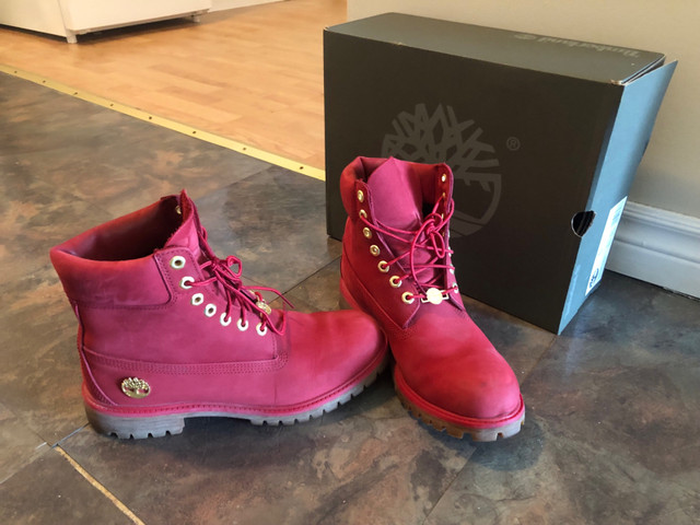 Timberland 6" Premium Burgundy Boots 0A5U3K Men's Size 9 in Men's Shoes in Woodstock