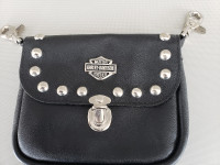 Womens Harley Leather Belt Bag