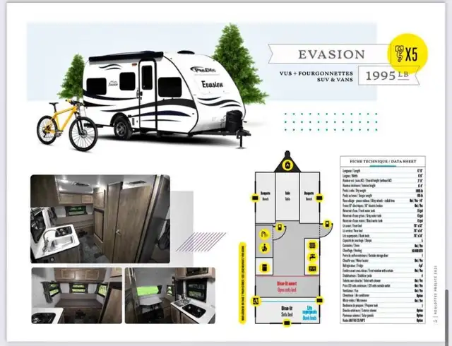 PROLITE EVASION 2020 in Travel Trailers & Campers in City of Montréal - Image 2