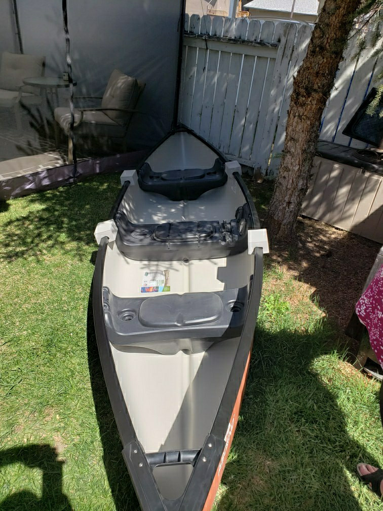 Ascend 14ft. Canoe. BARELY used. Canoes, Kayaks & Paddles Calgary