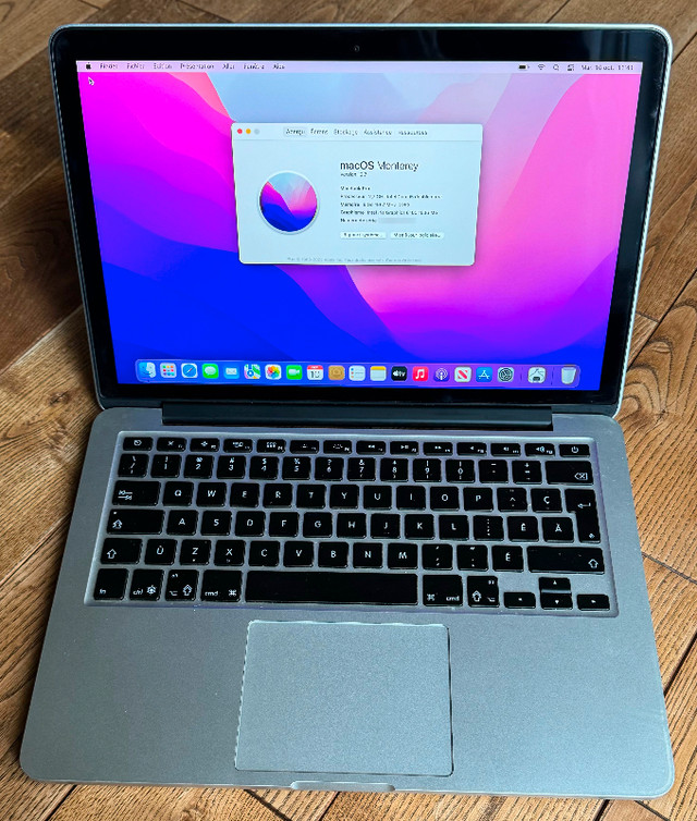 MacBook Pro Retina 13 po début 2015 dans Portables  à Victoriaville