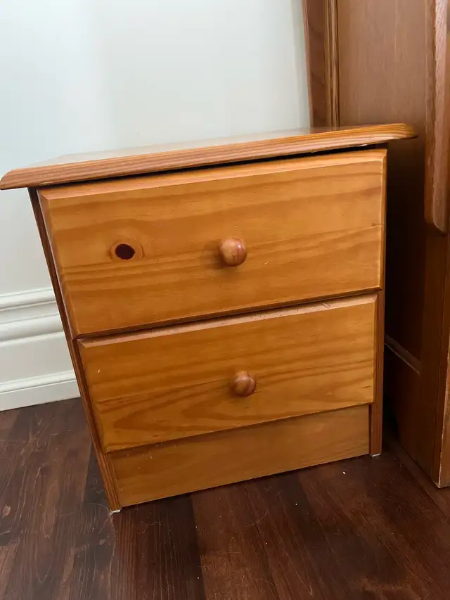Solid wood bedside table in Other Tables in City of Toronto - Image 2