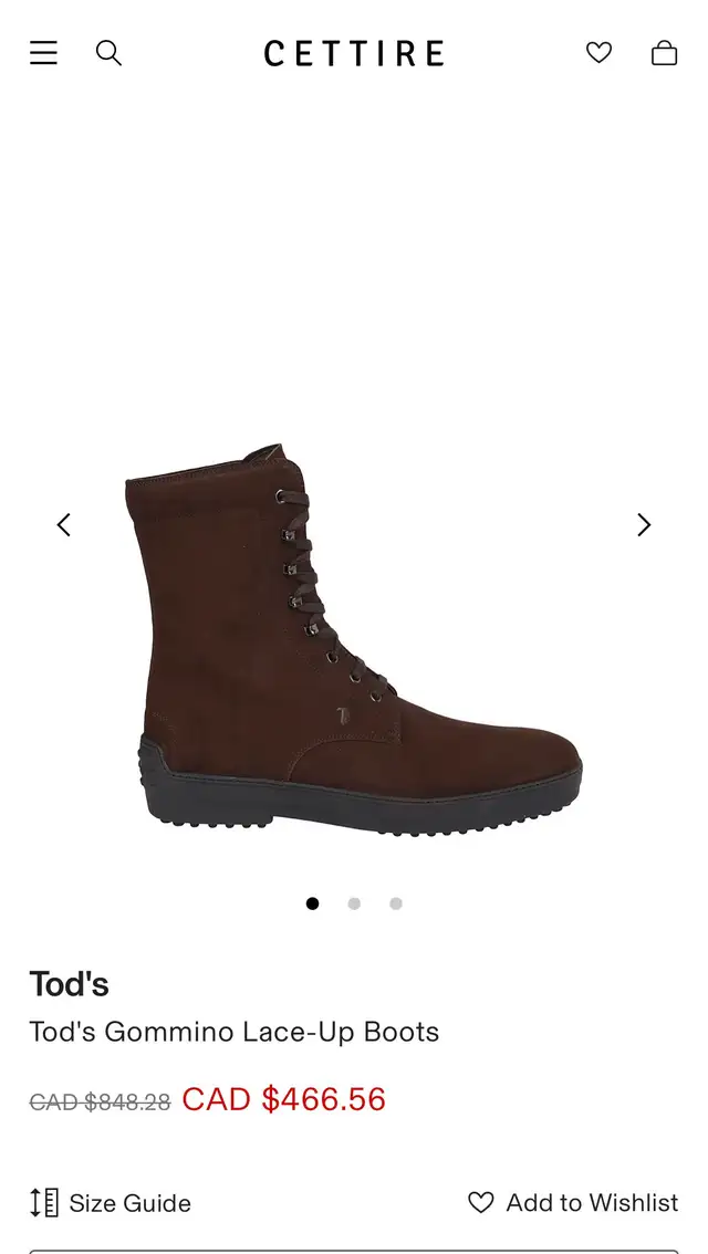 Women’s Tod’s suede combat boot in Women's - Shoes in Edmonton - Image 11