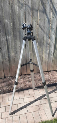 Tripod with equatorial mount for telescope 