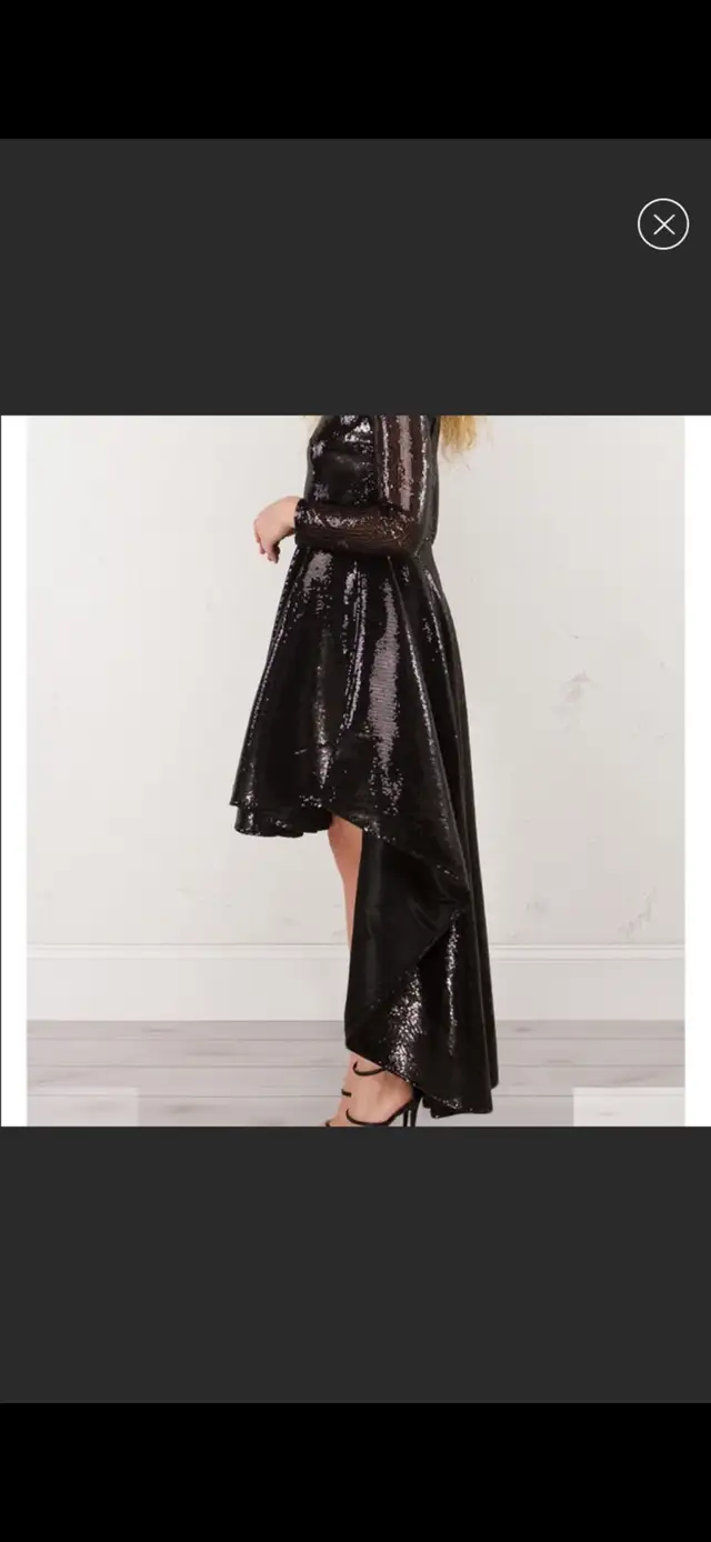 Brand New AKIRA high low Sequin dress long sleeves homecoming pr in Women's - Dresses & Skirts in Mississauga / Peel Region - Image 2