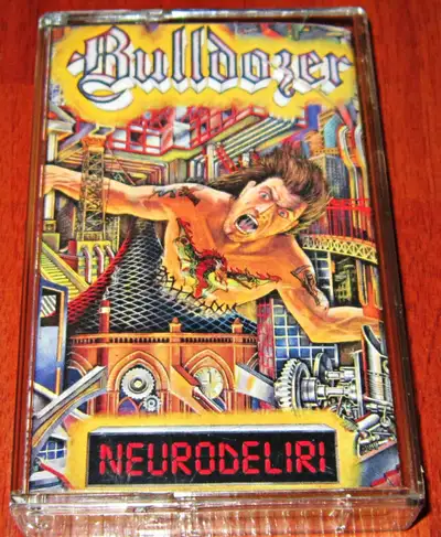 Cassette Tape :: Bulldozer – Neurodeliri $30 Dollars (Autographed By AC Wild (Alberto Contini): Voca...