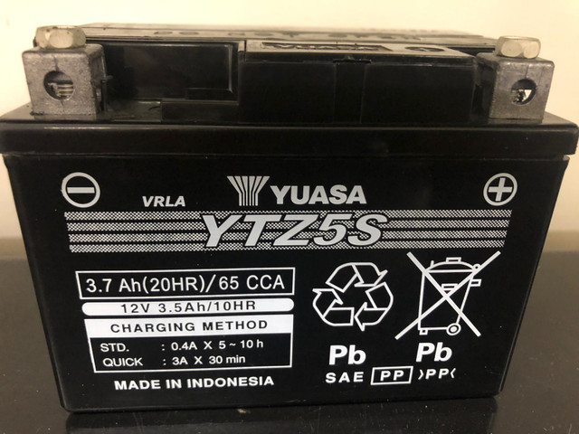 New Yuasa YTZ5S YTZ4V motorcycle atv dirt bike battery | Motorcycle Parts &  Accessories | Saskatoon | Kijiji