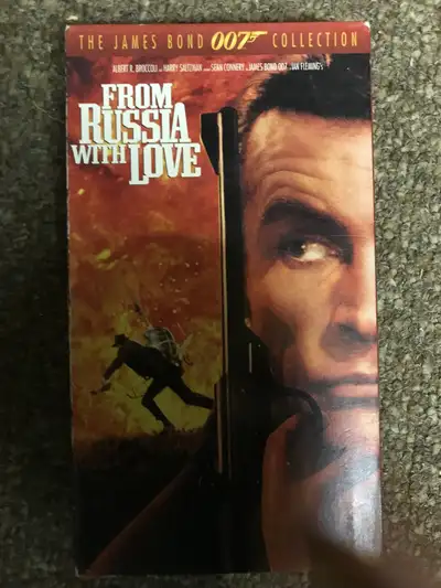 007 From Russia With Love Movie James Bond Vintage VHS Tape, View more