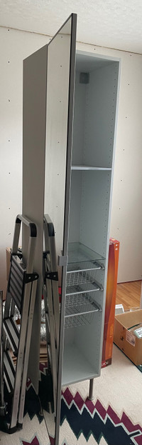 IKEA Cabinet with Mirrored Door 