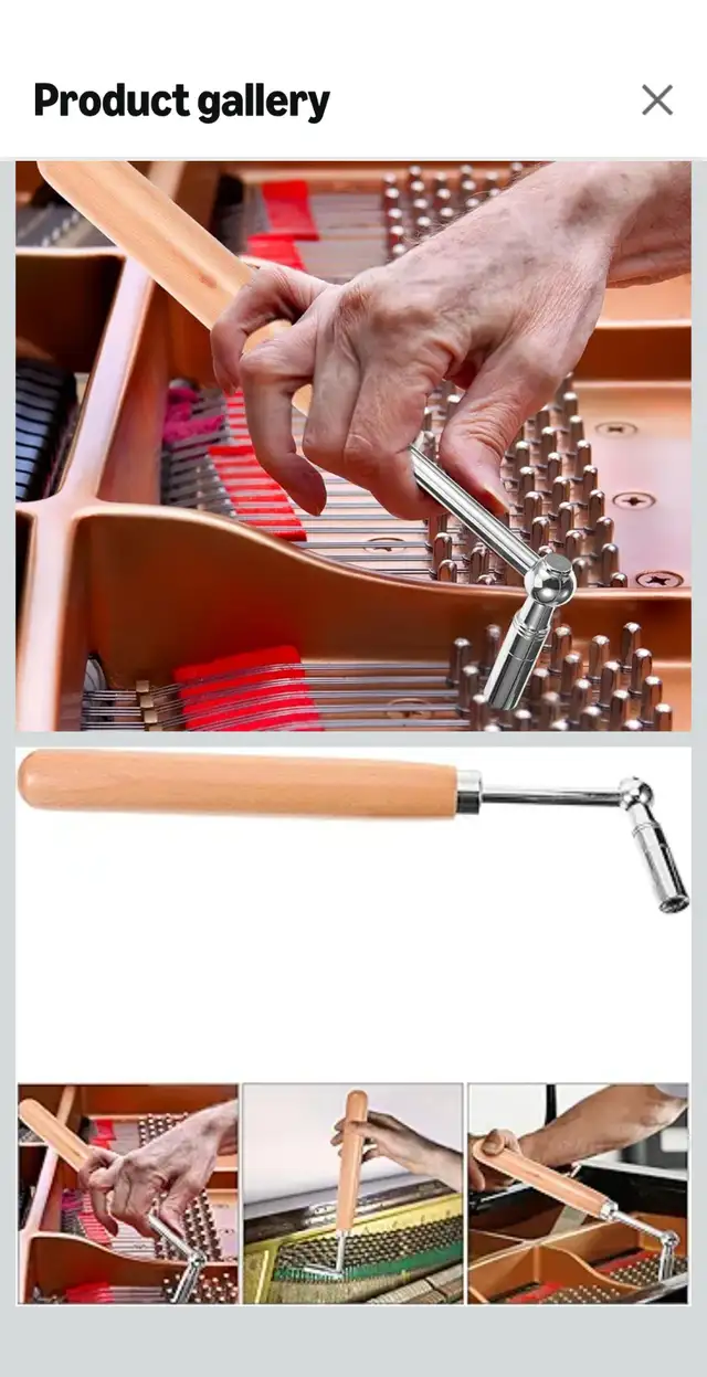 Piano Tuning Wrench Instrument Spanner Tool Steel Rod in Hand Tools in City of Toronto - Image 11