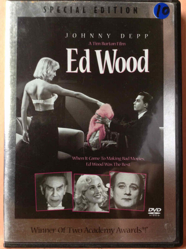 ED WOOD. DVD. TIM BURTON, JOHNNY DEPP. BILL MURRAY dans CD, DVD et Blu-ray  à Ville de Montréal