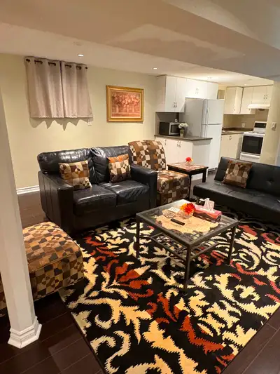 Two rooms in an inviting basement for rent in quiet neighbourhood of Erin Mills in Mississauga (Main...