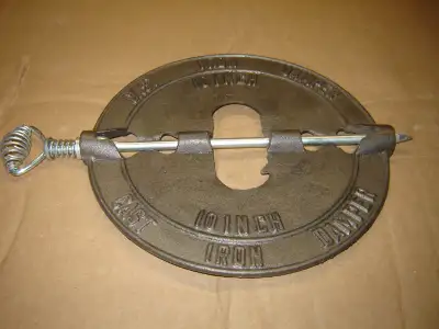 New 10" inch cast iron stove damper, View more