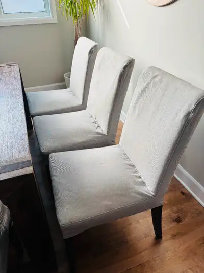 3 x IKEA Henriksdal Dining Chairs – Excellent Condition, View more