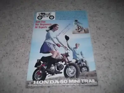 For Sale: An original 1969 Honda Z50A Brochure in very good condition.... This item shows a dealer s...