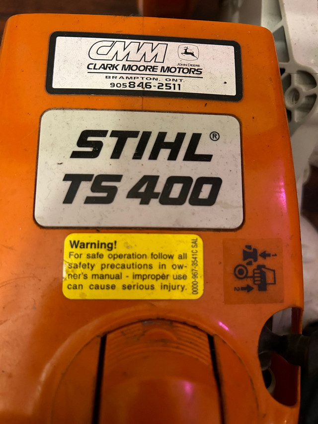 STIHL TS 400 concrete saw in Power Tools in Oshawa / Durham Region - Image 2