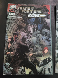 Transformer G.I. Joe comic books 1 2 3