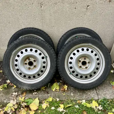 Almost new Michelin X-Ice Snow Tires, purchased in 2024 and driven approximately 10K kms, on three y...