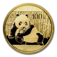 pièce en or/gold bullion Panda 2015 1/4 oz .9999