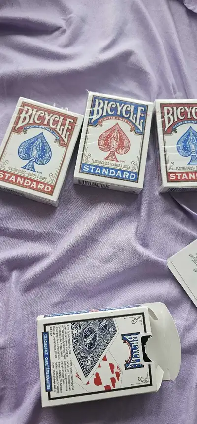 Bicycle Poker Size Standard Index Playing Cards 4 decks, View more
