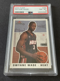 Dwyane Wade 2003 Rookie Card PSA 8!