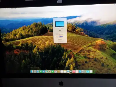 imac core i5//27 inches / / ssd 240 gb/ ram 16 gb, View more