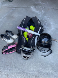 Girls Softball equipment starter kit