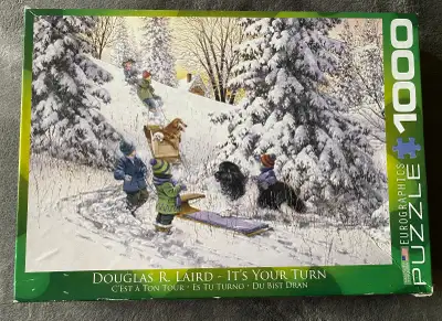 Eurographics 1000 Piece Jigsaw Puzzle "It's Your Turn" by Laird, View more