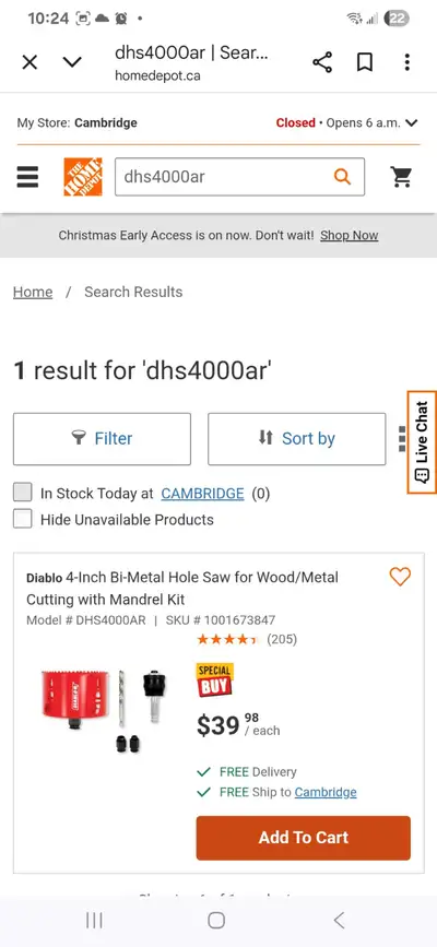 Diablo hole-saw kit, View more