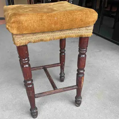 Vintage 1950 Wooden Stool, View more