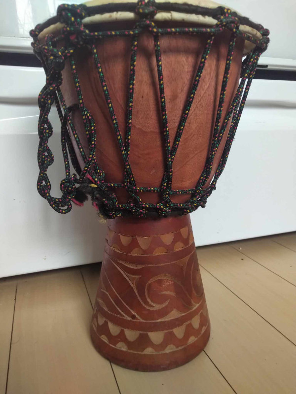 Two Djembe African Hand Drums Located in Shediac in Drums & Percussion in Moncton - Image 3