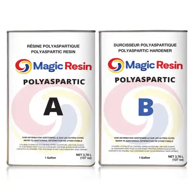 Magic Resin Clear Polyaspartic - 2 Gallon Kit, View more