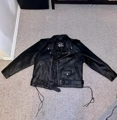 Leather Biker Jacket - Never Worn, View more