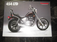 Kawasaki Motorcycle 454 LTD Brochure - $10.00 obo