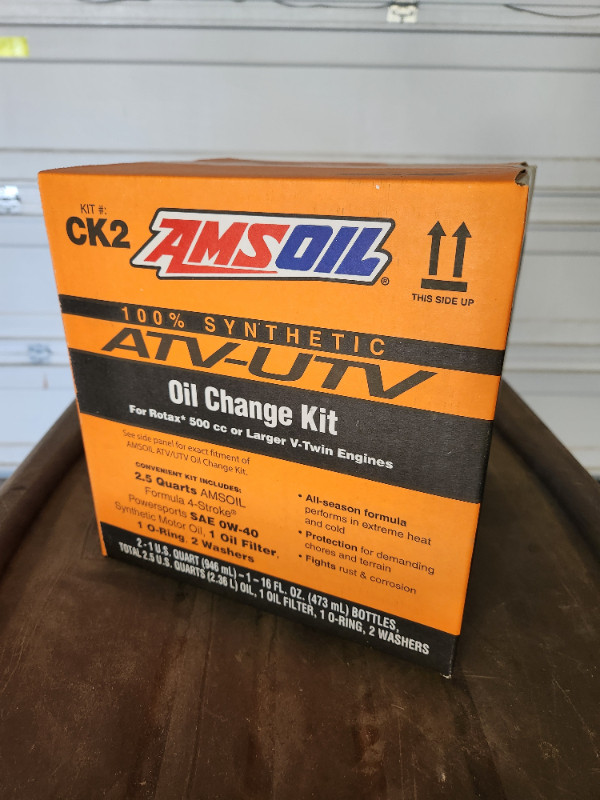 AMSOIL ATV/UTV Oil Change Kit For Can-Am Vehicles - 100% Synth in ATV Parts, Trailers & Accessories in Edmonton